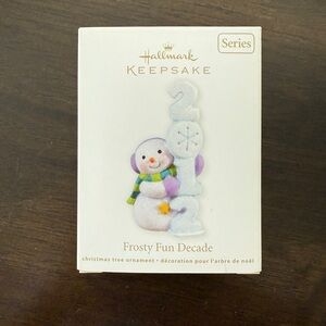 Hallmark Keepsake Frosty Fun Decade Series Ornament 2012